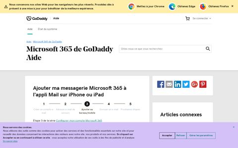 Add my Microsoft 365 email to Mail on iPhone or ... - GoDaddy