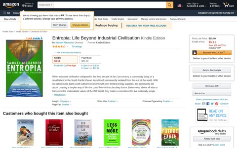 Entropia: Life Beyond Industrial Civilisation - Kindle edition by ...