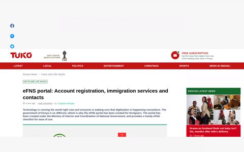eFNS portal: Account registration, immigration services and ...