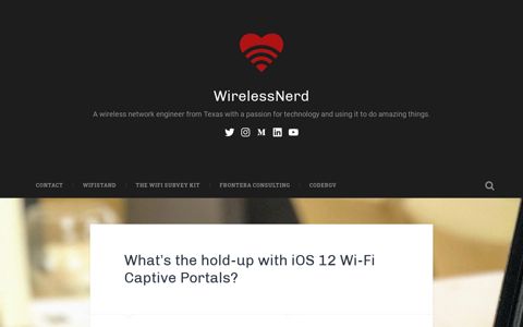 What's the hold-up with iOS 12 Wi-Fi Captive Portals ...