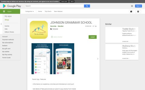 JOHNSON GRAMMAR SCHOOL - Apps on Google Play