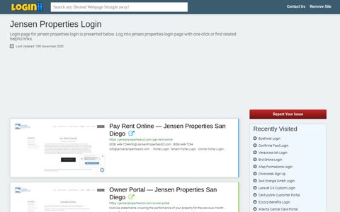 Jensen Properties Login - Loginii.com