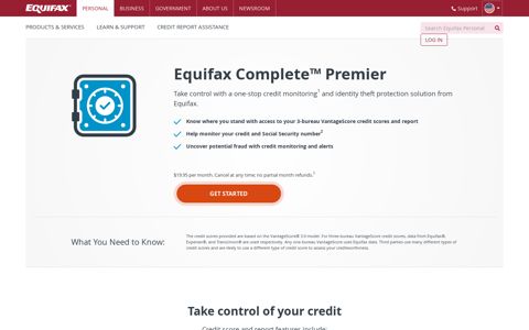 3-Bureau Credit Monitoring and Credit Reports | Equifax