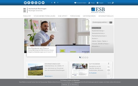 ESB Business School: Startseite