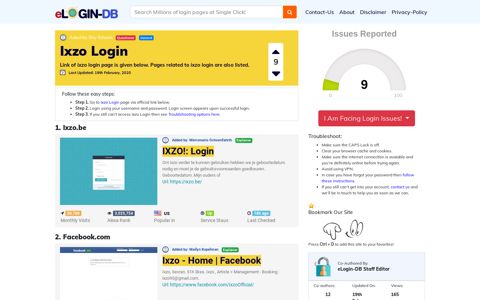 Ixzo Login - A database full of login pages from all over the ...