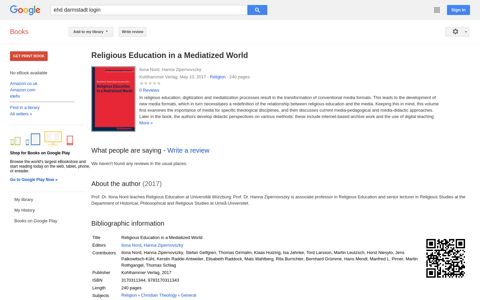 Religious Education in a Mediatized World