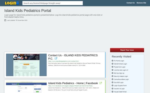 Island Kids Pediatrics Portal - Loginii.com