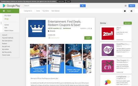 Entertainment Coupons - Apps on Google Play