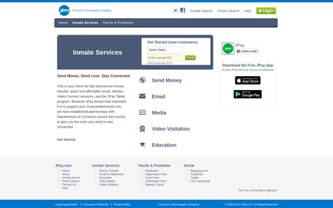 Friends And Family - Inmate Services - JPay