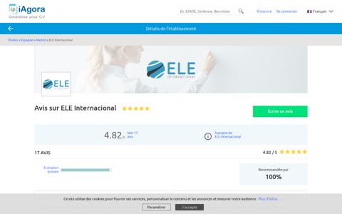 ELE Internacional reviews | Spain | iAgora.com