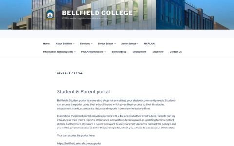 Student Portal - Bellfield College