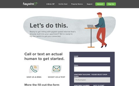 Sign Up – Haywire