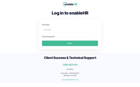 enableHR Login – Finance