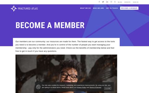 Become A Member | Fractured Atlas