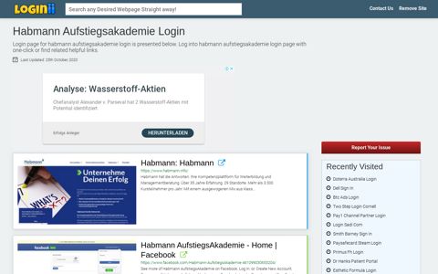 Habmann Aufstiegsakademie Login | Accedi Habmann ... - Loginii.com