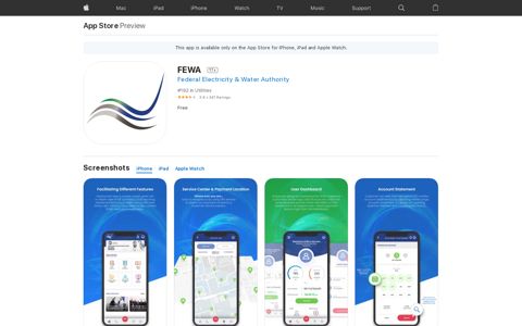 ‎FEWA on the App Store