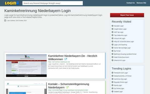 Kaminkehrerinnung Niederbayern Login | Accedi ... - Loginii.com