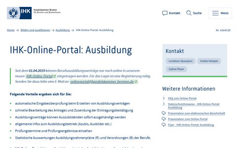 IHK-Online-Portal - Handelskammer Bremen - IHK für Bremen ...