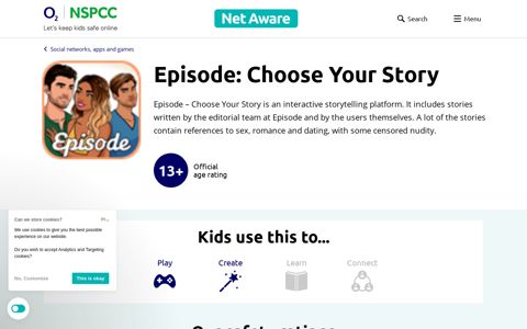 Episode: Choose Your Story: A guide for parents - Net Aware