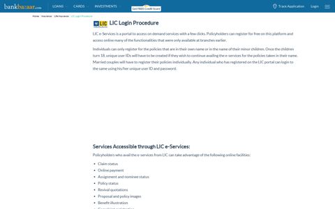 LIC Login - Check Step by Step Login Process in LIC Portal