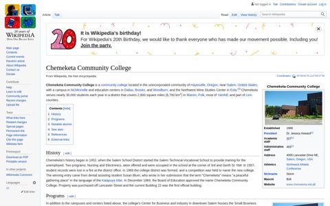 Chemeketa Community College - Wikipedia