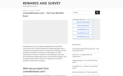 Livewellatnissan.com – Get Your Benefits Now!