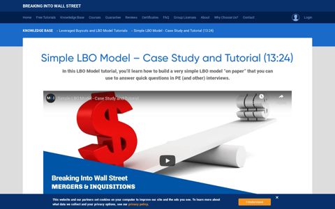 Simple LBO Model - Excel, Video Tutorial, and Written Guide