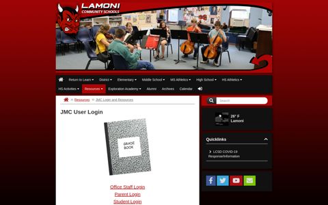 Lamoni Community Schools - JMC User Login