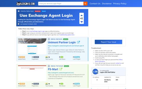 Uae Exchange Agent Login - Logins-DB