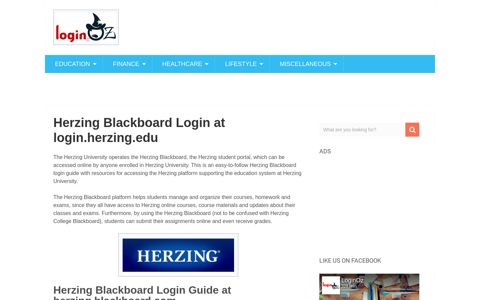 Herzing Blackboard Login at login.herzing.edu | Login OZ