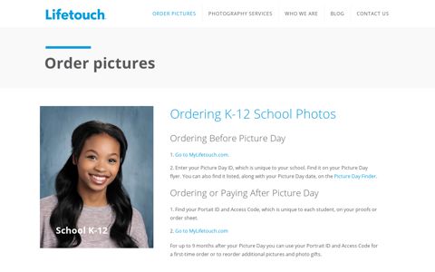 Order Pictures - Lifetouch Inc.