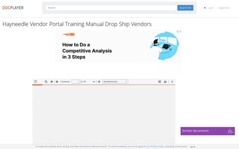 Hayneedle Vendor Portal Training Manual Drop Ship Vendors ...
