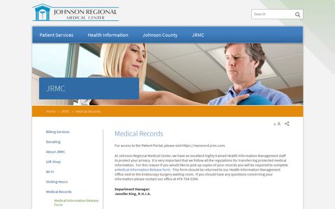 Medical Records | Johnson Regional Medical Center