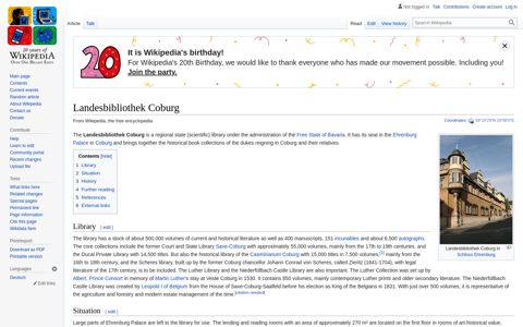 Landesbibliothek Coburg - Wikipedia