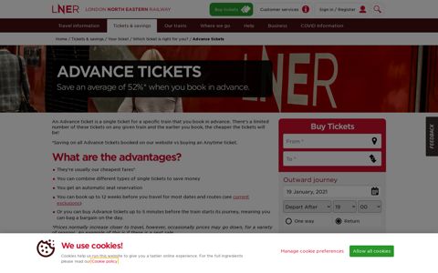 Book Advance Tickets | LNER | Formerly Virgin Trains East ...