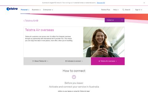 Telstra Air - Using Telstra Air Overseas - Telstra Wifi Network