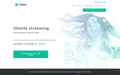 Geeker | Unlimited Movies, Games, Music and E-books