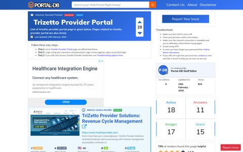 Trizetto Provider Portal