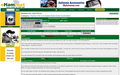 Reviews For: SCS PTC-II - eHam.net