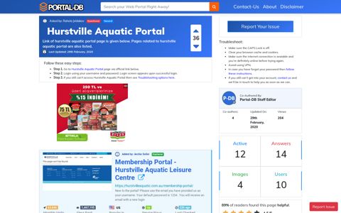 Hurstville Aquatic Portal