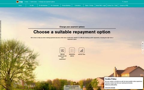 Change your payment options - Home Loans - FNB