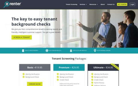 E-renter: Tenant Background Checks – Rental Screening ...
