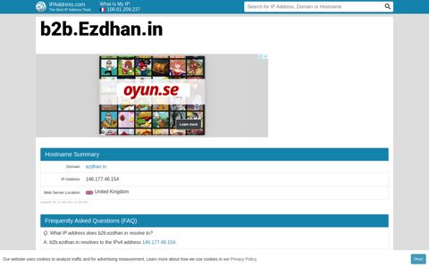▷ b2b.Ezdhan.in : IMail Web Client - Login - IPAddress.com