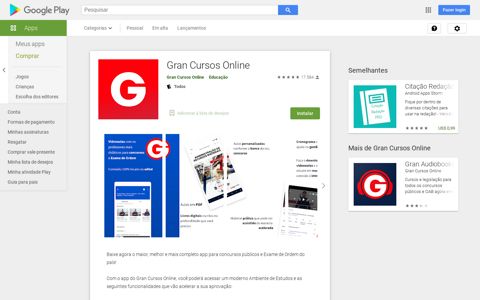 Gran Cursos Online – Apps no Google Play