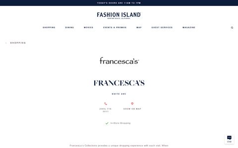 Francesca's - Fashion Island