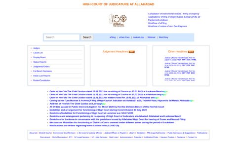 Welcome to the Official Website of the High Court of ...