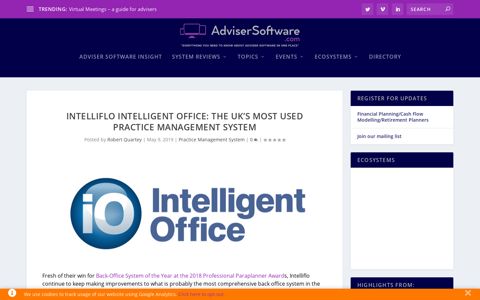 Intelliflo Intelligent Office: The UK's most used Practice ...