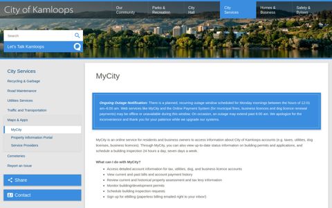 MyCity | City of Kamloops