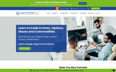 Stock & Forex Trading Training in Toronto at Learn-To-Trade ...