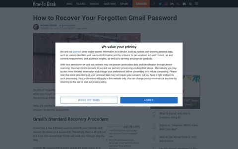 How to Recover Your Forgotten Gmail Password